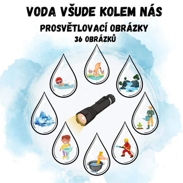 Prosvětlovací obrázky - VODA - den vody