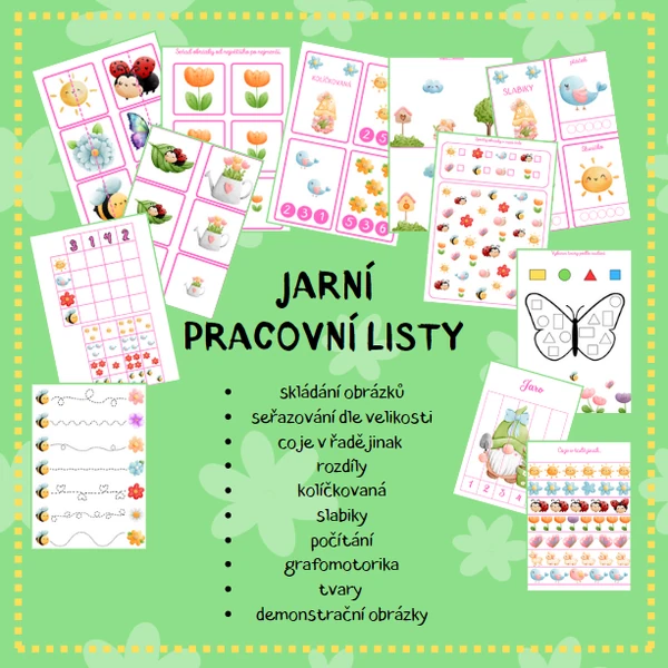 JARO - pracovní listy