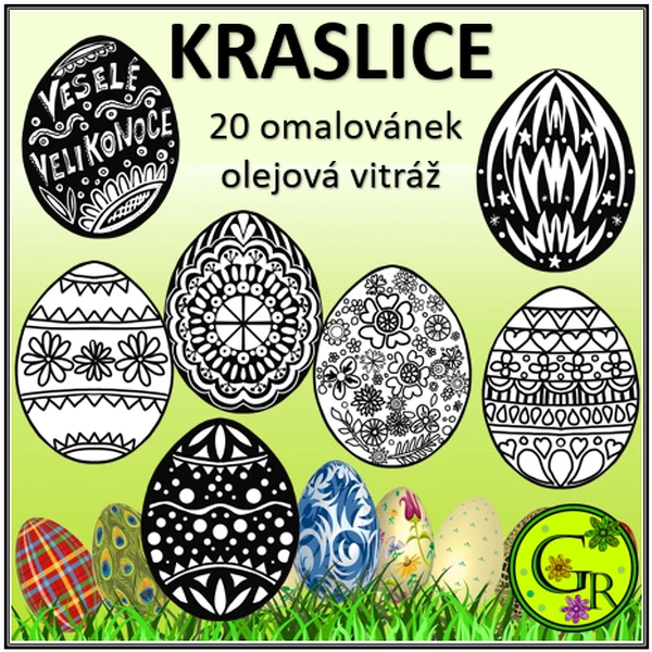 KRASLICE - omalovánky