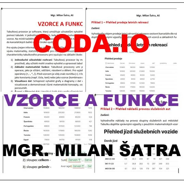 CODA.IO - vzorce a funkce
