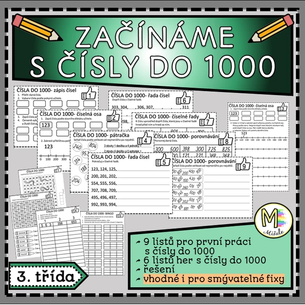 ZAČÍNÁME S ČÍSLY DO 1000