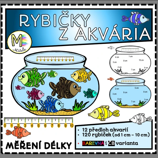 RYBIČKY Z AKVARIA- MĚŘENÍ DÉLKY