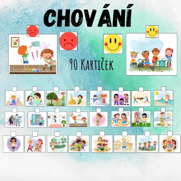 Kartičky CHOVÁNÍ