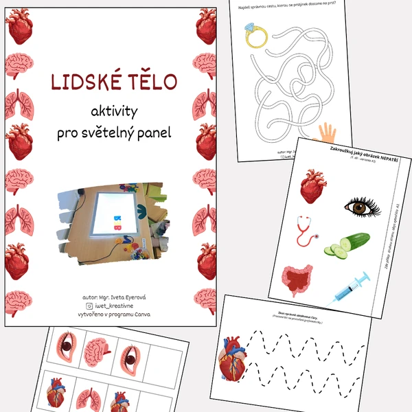 LIDSKÉ TĚLO - aktivity pro světelný panel
