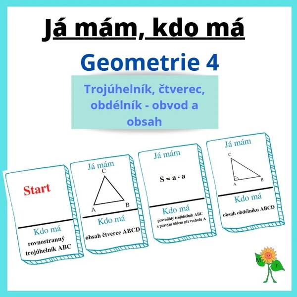 Já mám, kdo má - geometrie 4 (trojúhelník, čtverec, obdélník)