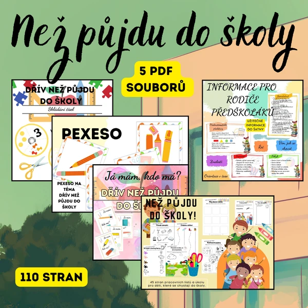 Než půjdu do školy - SADA PDF