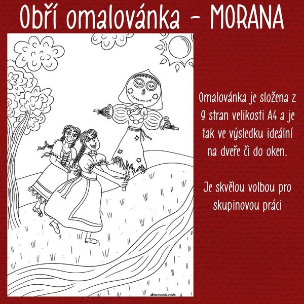 Obří omalovánka - Morana