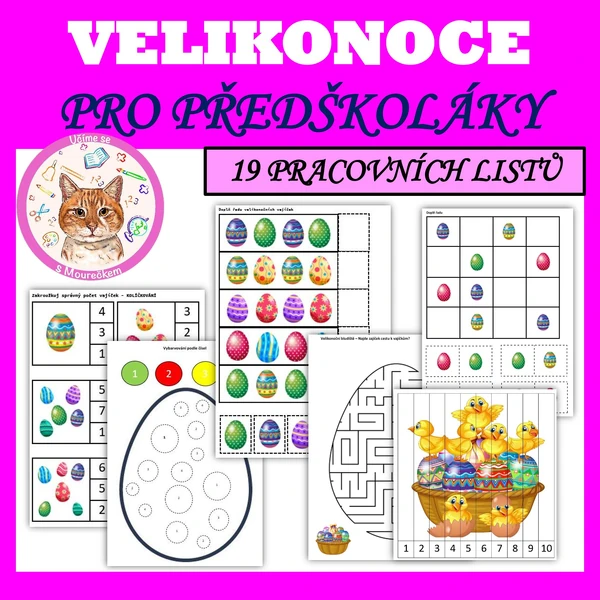VELIKONOCE PRO PŘEDŠKOLÁKY - Pracovní listy