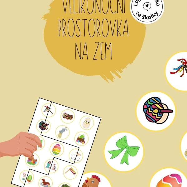Velikonoční prostorovka na zem