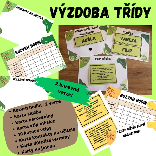 Výzdoba třídy