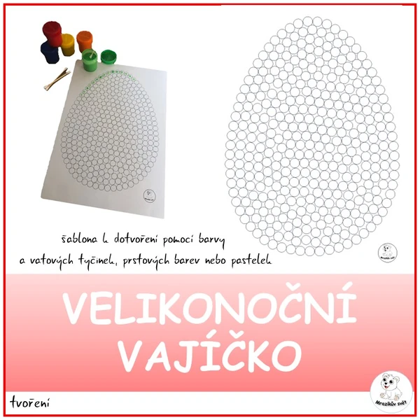 Velikonoční vajíčko k dotvoření