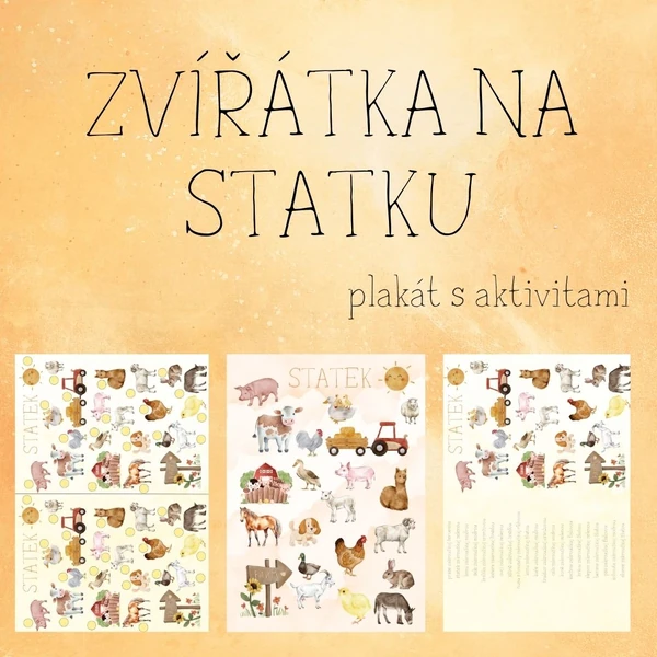 Plakát STATEK s aktivitami