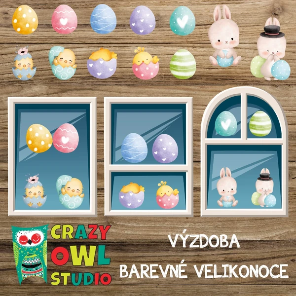 VÝZDOBA – Barevné Velikonoce