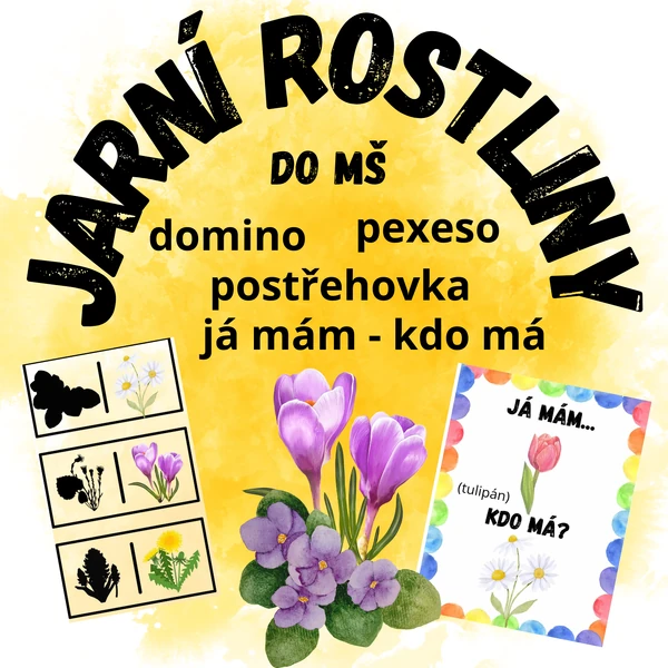 Jarní rostliny do MŠ