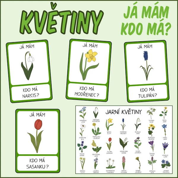 Jarní květiny - Já mám, kdo má