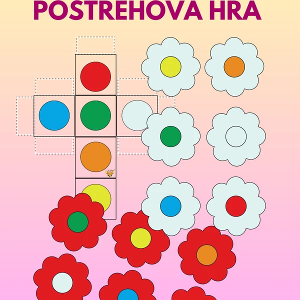 BAREVNÉ KVĚTINY - postřehová hra