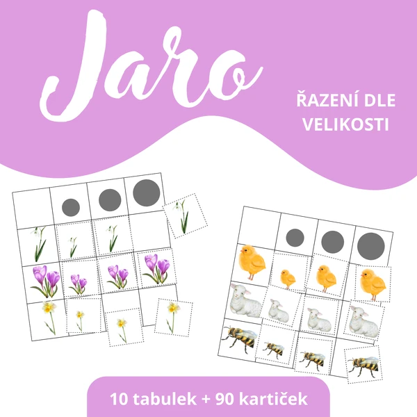 JARO - řazení dle velikosti