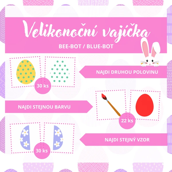 Velikonoční vajíčka (Bee-Bot / Blue-Bot)