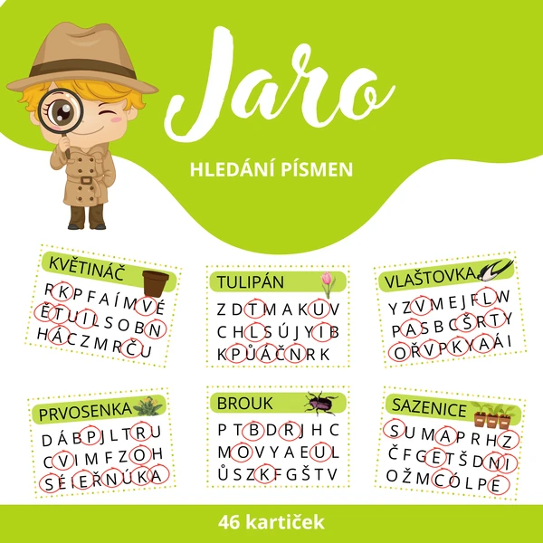 JARO - hledání písmen