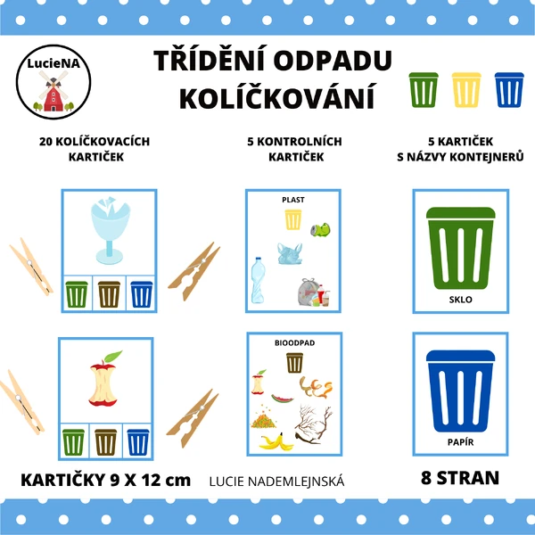Třídění odpadu - kolíčkování
