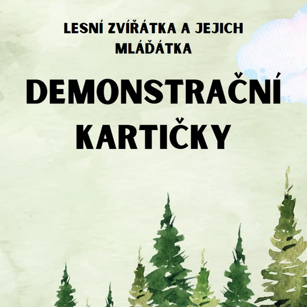 Příroda se probouzí - zvířátka a jejich mláďátka