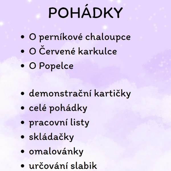 POHÁDKY