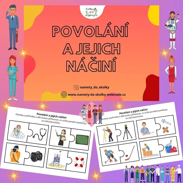 Povolání a jejich náčiní