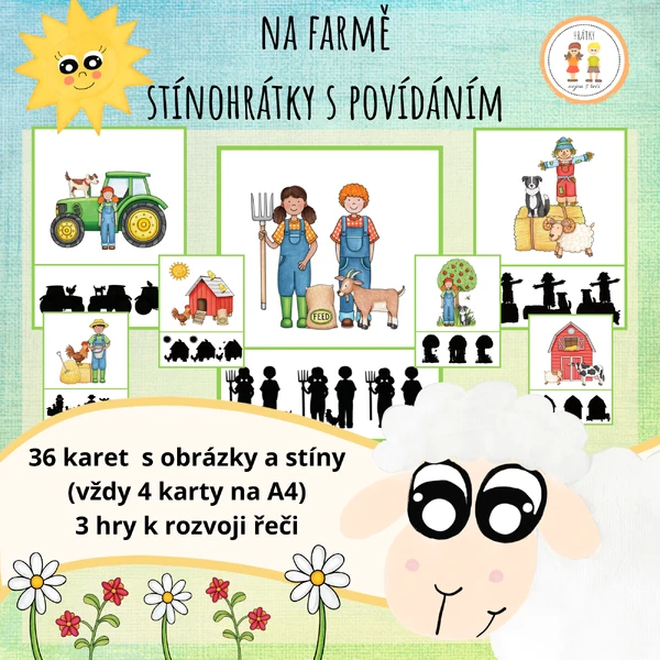 Na farmě - Stínohrátky s povídáním