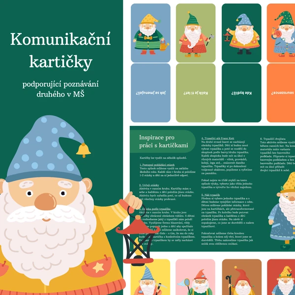 Komunikační kartičky - podporující poznávání druhého v MŠ