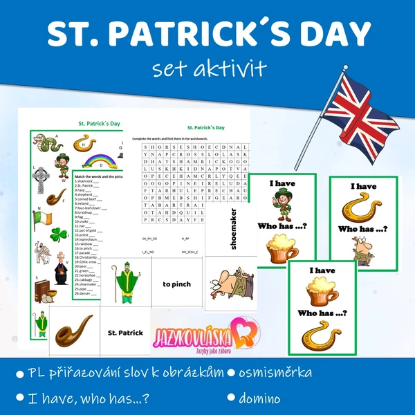 St. Patrick´s Day set aktivit
