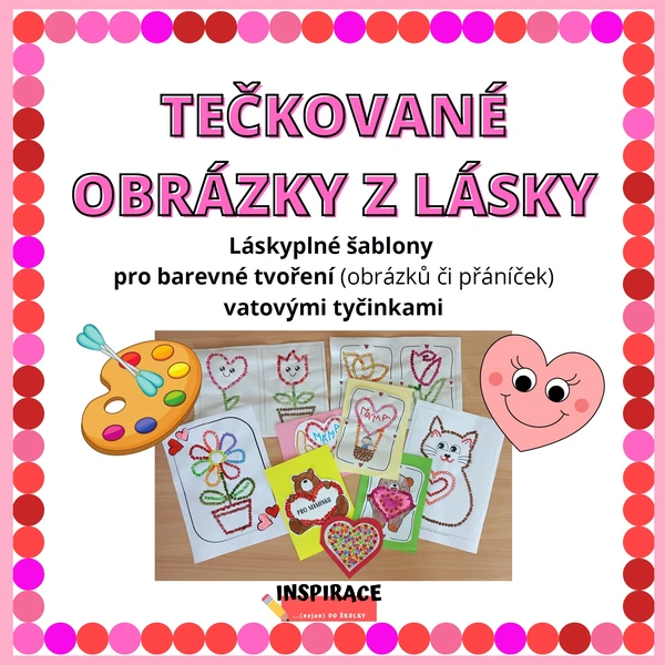 Puntíkaté - tečkované obrázky z lásky 🩷🌹