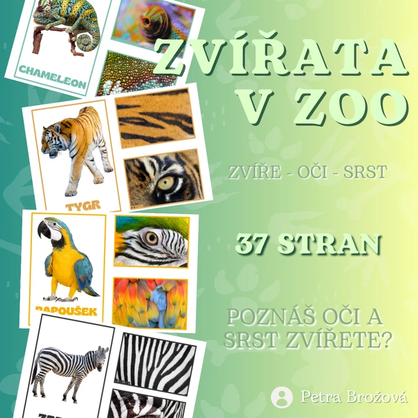 🐵 ZVÍŘATA V ZOO - poznávačka 🐵