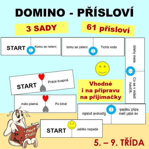 PŘÍSLOVÍ - DOMINO