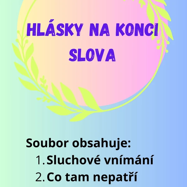 Hlásky na konci slova
