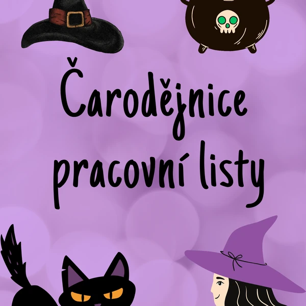 Čarodějnice - pracovní listy