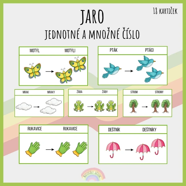 Jaro, jednotné a množné číslo