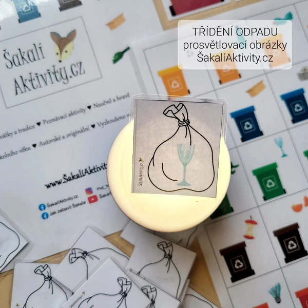 PROSVĚTLOVACÍ OBRÁZKY - TŘÍDĚNÍ ODPADU
