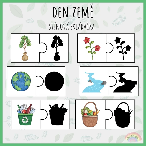 Den Země, stínová skládačka