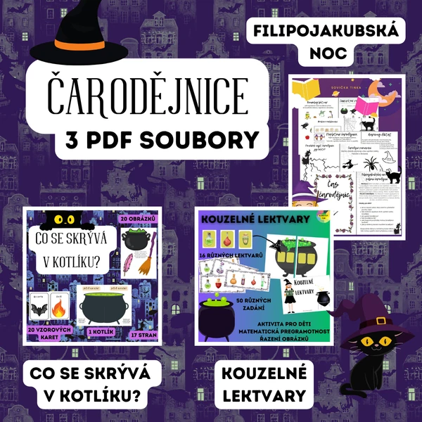 ČARODĚJNICE - 3 PDF SOUBORY