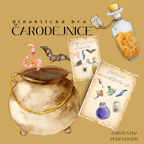 Čarodějnické lektvary - didaktická hra