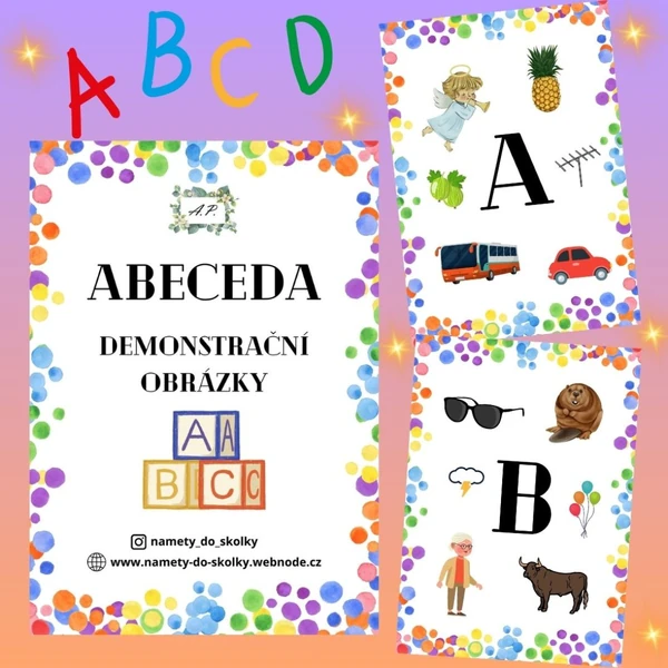 Abeceda - demonstrační obrázky