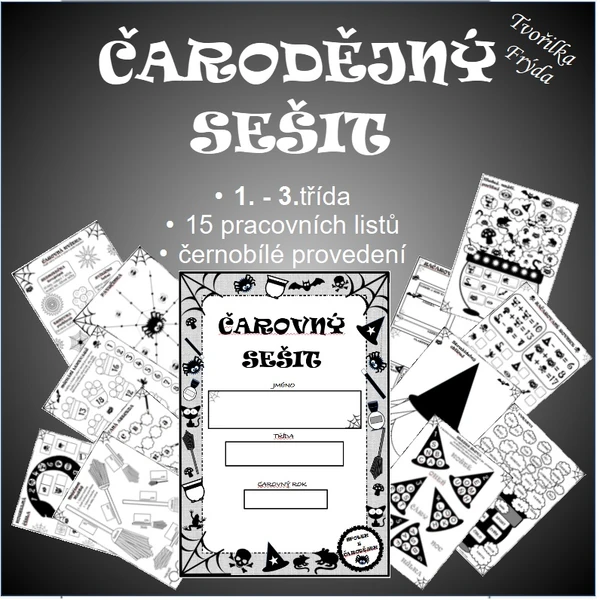 Čarovný sešit pro malé čaroděje a čarodějky