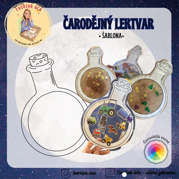 Čarodějný lektvar- šablona
