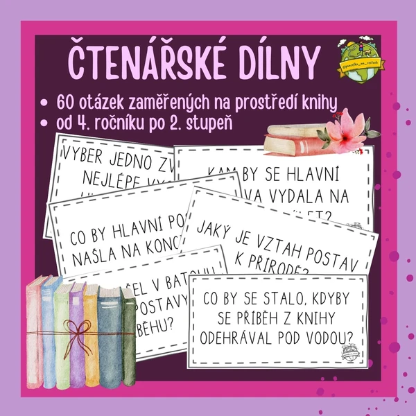 Čtenářské dílny - prostředí knihy