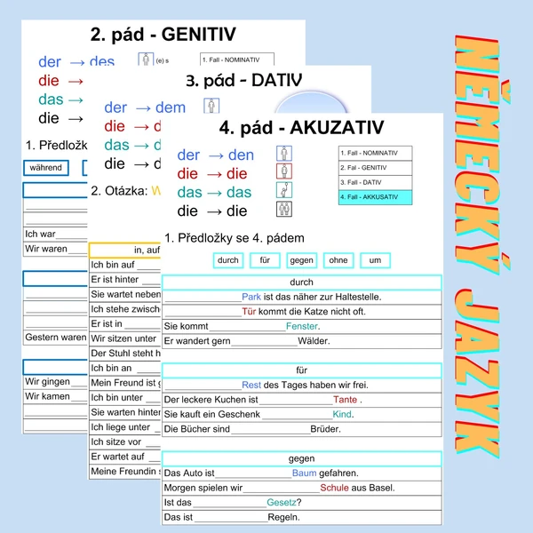 GENITIV + DATIV + AKUZATIV