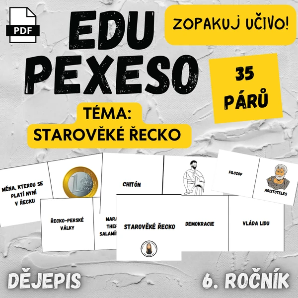 EDU PEXESO - STAROVĚKÉ ŘECKO