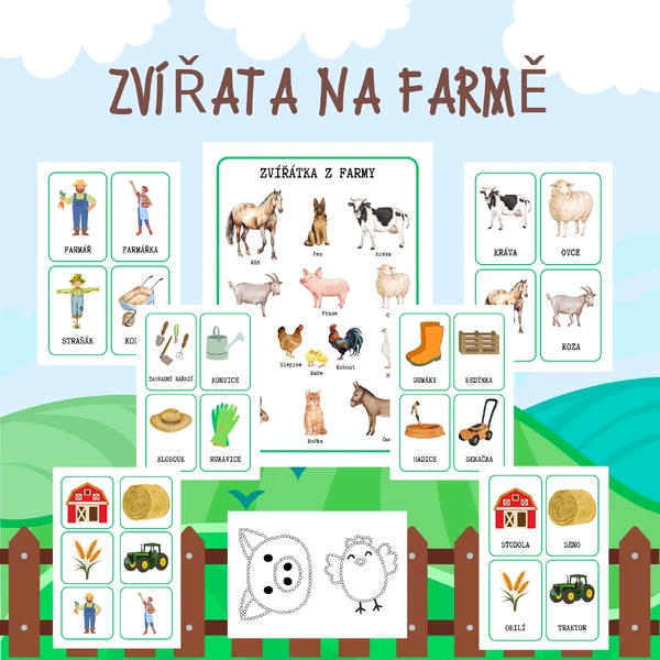 Zvířátka na farmě