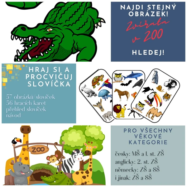 Hledej! Zvířata v Zoo