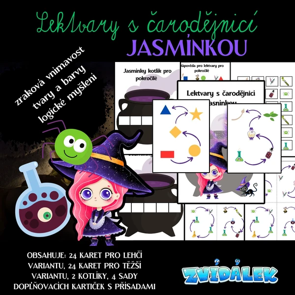 Míchání lektvarů s čarodějnicí Jasmínkou