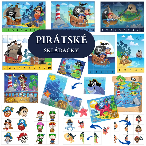 Pirátské skládačky